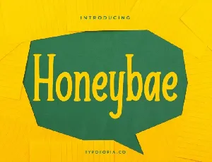 Honeybae – Fun Display font