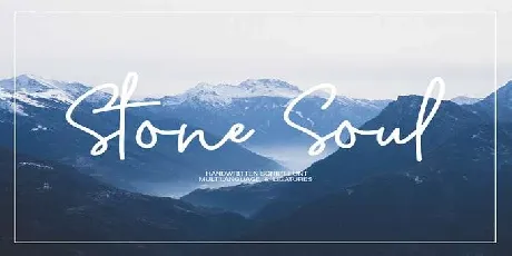 Stone Soul font