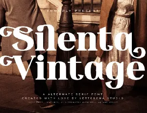 Silenta Vintage font