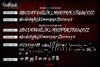 RedRock font