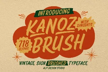 Kanoz Brush font