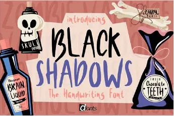 Black Shadows font