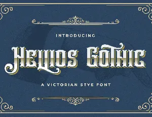 Hellios Gothic font