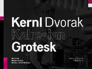 Kernl Grotesk font