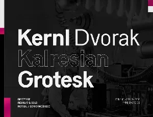 Kernl Grotesk font