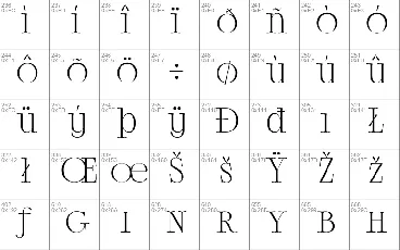 ATHEROSSER font