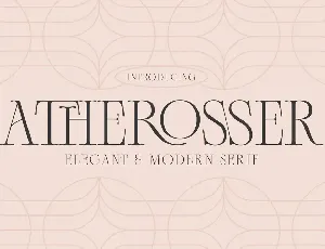 ATHEROSSER font