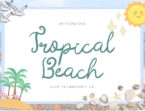 Tropical Beach font