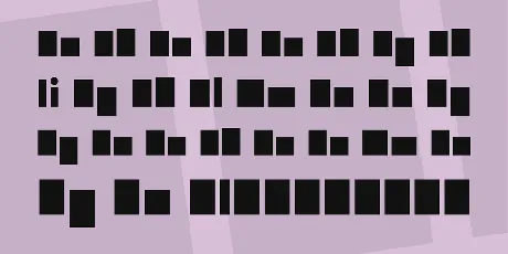 BPletterSquares font