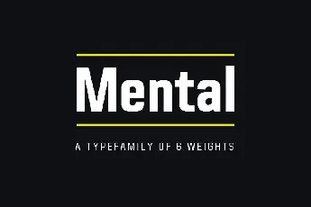 Mental Family font