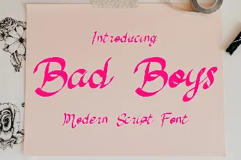 Bad Boys font