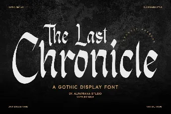 Last Chronicle Free font
