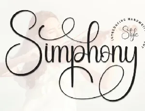 Simphony Calligraphy font