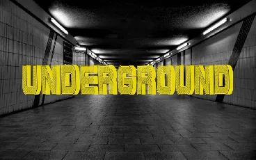 Underground font