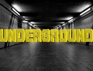 Underground font