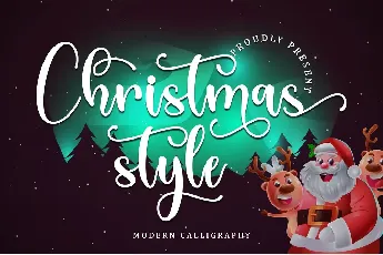 Christmas Style - Personal Use font