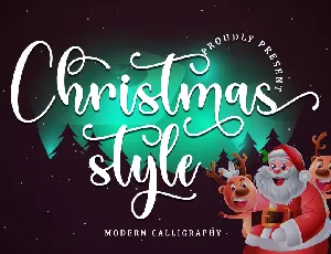 Christmas Style - Personal Use font