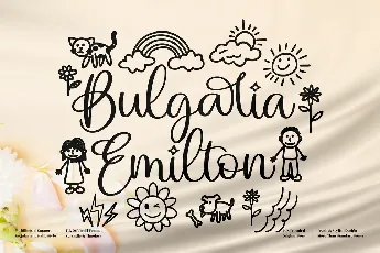 Bulgaria Emilton font