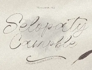 Selopaty Campble font