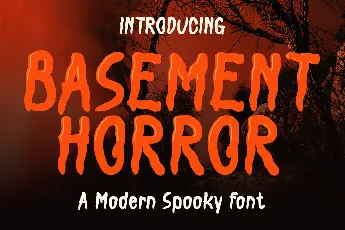 BASEMENT HORROR font