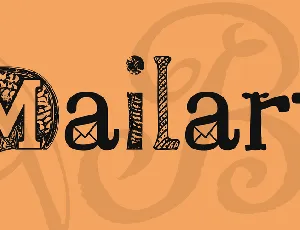 Mailart font