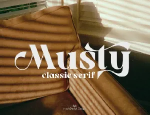 Musty font