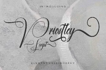 Priestley Script font