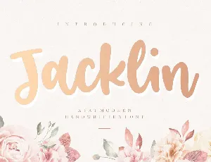 Jacklin font