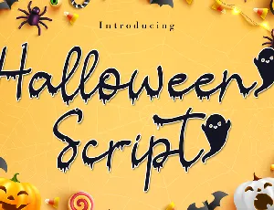 Halloween Script font