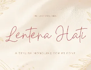 Lentera Hati font