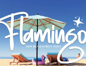 Flamingo Script font