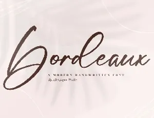 Bordeaux font