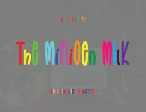 The Minioen Milk font