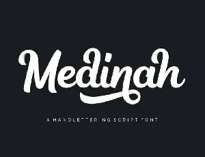 Medinah Script font