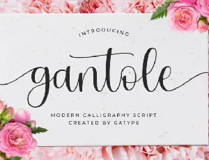 Gantole font