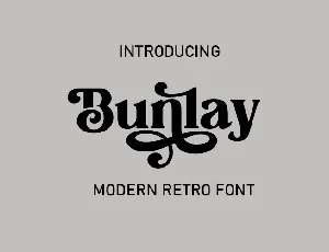 Bunlay font