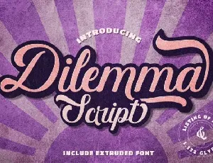 Dilemma font