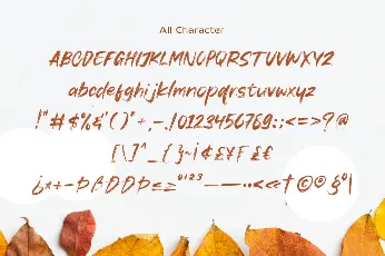 Autumn Brush font