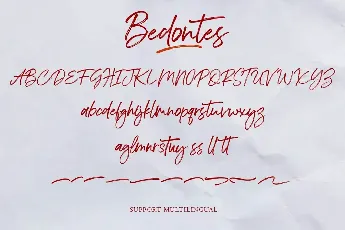 Bedontes font