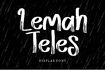 Lemah Teles - Personal Use font