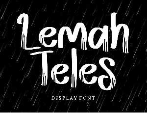 Lemah Teles - Personal Use font