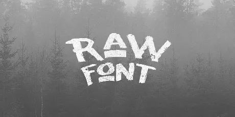 Raw font