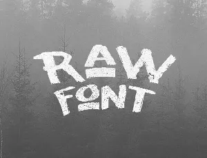 Raw font