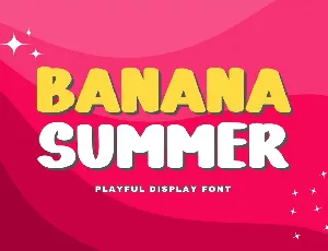 Banana Summer font