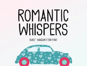 Romantic Whispers font