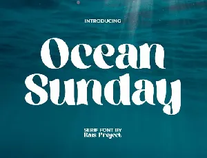 ocean sunday font