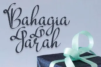 Bahagia Jarah font