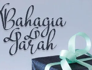 Bahagia Jarah font