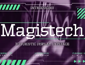 Magistech font