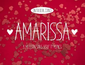 Amarissa Display font